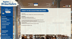Desktop Screenshot of braeustuben.de